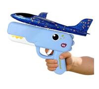 Avion planeur dinosaure, jouet catapulte volant amusant, planeur d'avion de 8 pouces avec lanceur de puissance à haute élasticité, utilitaire de performance aérodynamique pour la pratique de la coordi