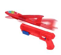 Avion Planeur en Mousse, Jouet Volant catapulte, avin avec lumière LED, matériau en Mousse léger, Jouet Volant avec Un Design coloré, Jeu en Plein air pour , Avion en Mouse catapulte de