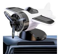 Avion pour voiture - avion solaire, décorations de tableau de bord de voiture | Adaptable esthétique dirigée par la lumière du soleil, fan de décoration de course de jouets, dérivant tournant pour l'i