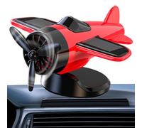 Avion pour voiture - avion solaire, décorations de tableau de bord de voiture | Adaptable esthétique dirigée par la lumière du soleil, fan de décoration de course de jouets, dérivant tournant pour l'i