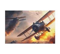 Avion Puzzles Adulte 1000 Pieces Cadeau Famille Puzzle Classique 3D EnfFourmisJouet en Bois Cadeau Unique （75×50cm）