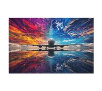 Avion Puzzles De 1000 Pièces, Puzzle pour Adultes, Puzzle Impossible, Puzzle en Bois, Jeu D'adresse pour Toute La Famille, Puzzle pour Enfants, （75×50cm）