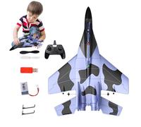 Avion radiocommandé, avion RC | Avion RC avec gyroscope intelligent de 2,4 GHz - Avion radiocommandé éclairé, drone Planeur pour enfants et adultes, jeu de plein air