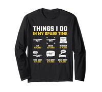 Avion RC Avion Hommes Things I Do in My Spare Time Manche Longue