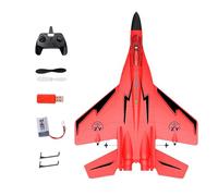 Avion RC, avion RC pour , jouet avion de 2,4 GHz pour adultes | Planeur d'avion RC, drone d'avion avec télécommande éclairée avec gyroscope à équilibrage automatique pour adultes et