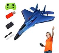 Avion RC Kid - Planeur léger - 2,4 GHz Easy Control Model Flying Toy avec léger et 2 canaux - Jets de démarrage pour débutants - pour et Filles