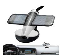 Avion rotatif à énergie solaire | Modèle décoratif d'hélicoptère solaire rotatif, ornements décoratifs intérieurs pour camion berline et camionnette