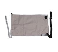 Avion siège extender enfants lit de voyage en tout-petit repose-pied portable hamac pour les vols matériaux de toile légère et sangles de sécurité réglables pour un sommeil (Gris)