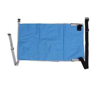 Avion siège extender enfants lit de voyage en tout-petit repose-pied portable hamac pour les vols matériaux de toile légère et sangles de sécurité réglables pour un sommeil (Bleu)
