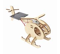 Avion Solaire à énergie Solaire, Bricolage en Bois Avion à énergie Solaire Jouet éducatif modèle d'artisanat Merveilleux Enfant Kits en Bois Enfants