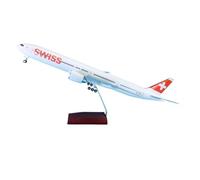 Avion Statique À Roues 1:158, pour Boeing B777-300, Réplique Suisse, Modèle d'avion 47cm