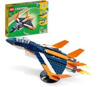 Avion Supersonique 3-en-1 LEGO Creator 31126 pour Enfants