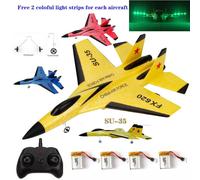 Avion Télécommandé Rc Su-35, Drone Radiocommandé, Modèle Volant Assemblé, Cadeau De Noël Pour Enfants-Générique