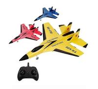 Avion télécommandé Su-35 Avion RC, modèle réduit d'avion de chasse pour enfants (rouge)