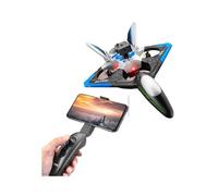 Avion télécommandé v31 à gravité avec évitement d'obstacles et photographie aérienne - drone planeur en mousse pour enfants 6 canaux coordination œil-main vol intérieur/extérieur,Triple battery