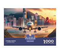 Avion Unique 1000 pièces Puzzle pour Adultes Ciel Plane Coloré Résolution d'énigmes Puzzles pour Adultes Jeu de Puzzle pour Toute la Famille pour Les Femmes Cadeaux pour Les Hommes 70x