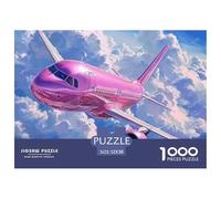 Avion Unique 1000 pièces Puzzle pour Adultes Ciel Plane Coloré Résolution d'énigmes Puzzles pour Adultes Jeu de Puzzle pour Toute la Famille pour Les Femmes Cadeaux pour Les Hommes 52x