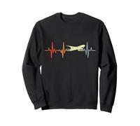 Avions Anciens Heartline Amoureux de l'aviation Sweatshirt