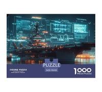 Avions Carrier 1000 Piece Jigsaw Puzzle for Adults Educhational Games Stress Relief Puzzle Exercise The Memory of The Brain for Men, Women, Elders, Seniors 70x50cm/1000pcs