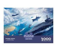 Avions Carrier 1000 Pieces Jigsaw Puzzles for Adults Family Challenge Toys Stress Relieving Entertainment Exercise The Memory of The Brain for Adults and Kids, Age 12 Years Up 70x50cm/1000pcs