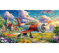 Avions d'attaque Puzzle 1000 pièces - Cadeau Amusant Jeu Familial Stimulant Idée Cadeau Parfaite pour Adultes 38x52/1000pcs