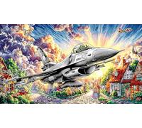 Avions d'attaque Puzzle 1000 pièces pour Adultes - Jeu éduchatiF & Détente Décoration Murale & Cadeau 38x52/1000pcs