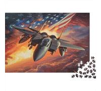 Avions de Chasse Puzzle 1000 Pièces Educa Jouet en Bois Jeu D'Intelligence Décoration Intérieure Flames of War Jeu Éducatif Challenge Toy Adultes & Enfants des 14 Ans 1000pcs (75x50cm)