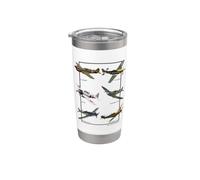 Avions de combat de la WW2 Gobelet isotherme en acier inoxydable double paroi