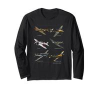 Avions de Combat de la WW2 Manche Longue