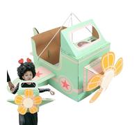 Avions en carton pour enfants : accessoire photo d'avion en carton, avion de coloriage d'assemblage de divertissement pour jouer à la maternelle, école, maison, interaction entre parents E