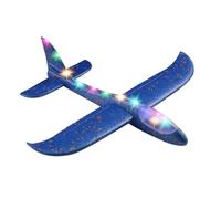 Avions en Mousse pour - d'avion pour garçons, Planeur en Mousse, catapulte, d'avion avec lumière LED, Jouet Volant pour Sports de Plein air pour Jardin, Jardin