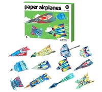 Avions en papier - Livre d'artisanat pédagogique, jouets pliants colorés | Outil d'apprentissage amusant pour les débutants adultes, école à domicile, salle de classe préscolaire, garderie de