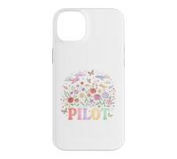 Avions Floraux fantaisistes - Rêve d'aviation Coque pour iPhone 14 Plus