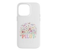 Avions Floraux fantaisistes - Rêve d'aviation Coque pour iPhone 14 Pro Max