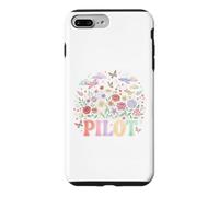 Avions Floraux fantaisistes - Rêve d'aviation Coque pour iPhone 7 Plus/8 Plus