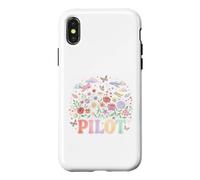 Avions Floraux fantaisistes - Rêve d'aviation Coque pour iPhone X/XS