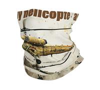 Avions Militaires, Hélicoptères De L'Armée, Vintage Unisexe Décoration Faciale Multi-Usage Echarpe Tête Pirate Élastique Bandeau Magique pour Motorcycle Ski Escalade