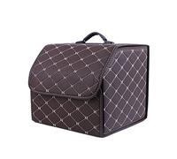 AVIRAA Sacs pour Coffre De Voiture Cuir Rangements pour Coffre pour Mercedes Benz R SLC SLK SL S Class V Class Boîte Rangement Voiture Pliante Accessoires Auto, Coffee M