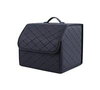 AVIRAA Sacs pour Coffre De Voiture Cuir Rangements pour Coffre pour Mercedes Benz R SLC SLK SL S Class V Class Boîte Rangement Voiture Pliante Accessoires Auto,Black M