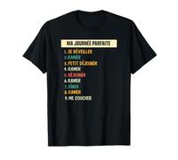 Aviron | Cadeau Rameur | Humour| Drôle | Ma journée parfaite T-Shirt