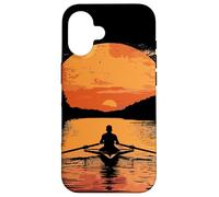 Aviron Illustration Equipier Barreur Coque pour iPhone 16