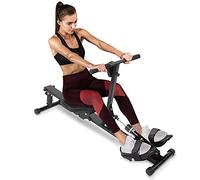 Aviron pour usage domestique Résistance à l'air aviron Fitness Workout Système de ceinture de conduite avancé avec résistance réglable et indicateur numérique