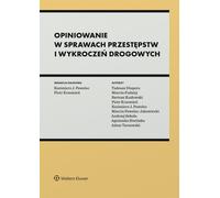 Avis dans les cas d'infractions Diupero Tadeusz, Fudalej Marcin, Koz³owski Bartosz, Krzemieñ Piotr, Pawelec Kazimierz, Pawelec-Jakow (Buch auf Polnisch)