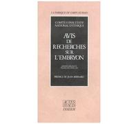 Avis De Recherches Sur L'embryon