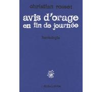 Avis D'orage En Fin De Journée - Hantologie