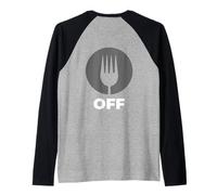 Avis philosophique drôle sur la vie Just Fork Off Manche Raglan