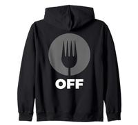 Avis philosophique drôle sur la vie Just Fork Off Sweat à Capuche
