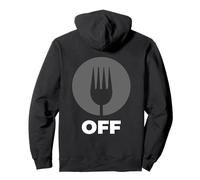 Avis philosophique drôle sur la vie Just Fork Off Sweat à Capuche