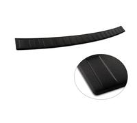 Avisa Protection de seuil arrière INOX Noir Mat Compatible avec Mercedes GLC 5-Portes 2015-2019 & FL 2019- 'Ribs'