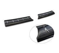 Avisa Protection de seuil arrière inox noir compatible avec Suzuki Swift VI 2024- 'Ribs'